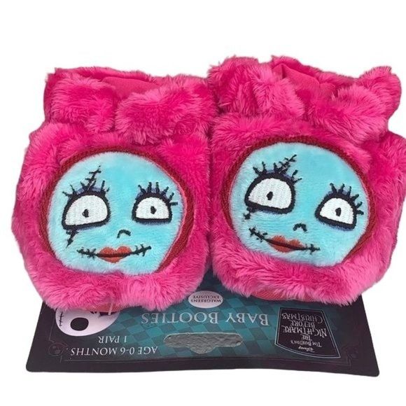 Nightmare Before Christmas Sally 0-6‎ month Baby Slippers Booties - Picture 1 of 8